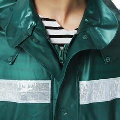 1 Pc Set Rain Suit Waterproof Full Body Rain Suit Coat And Trouser For Men (XXL)