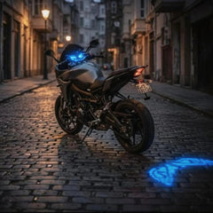 1 PC Bike Devil Eye Projection Laser Light For Bike Number Plate In Premium Quality