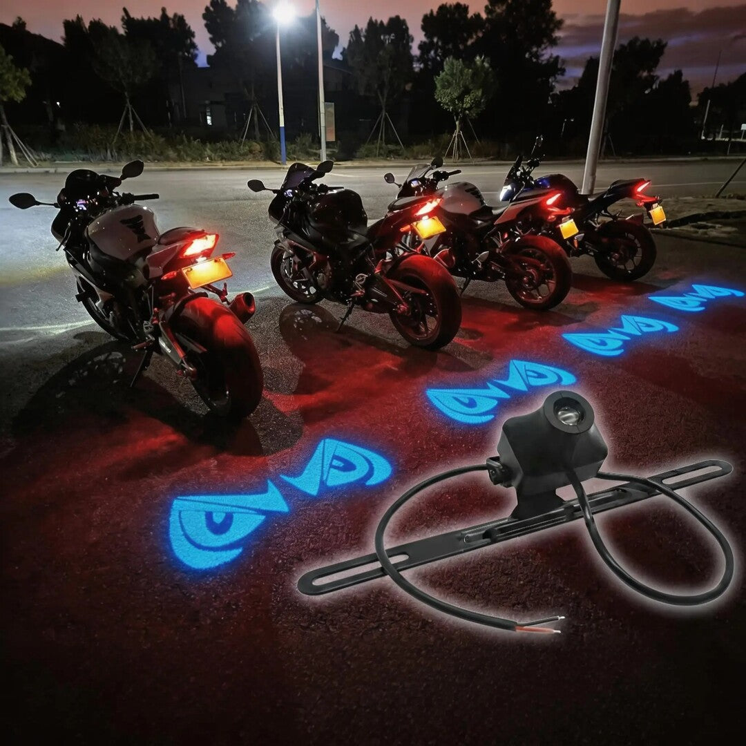 Eye Projecting Light 1 PC Bike Devil Eye Projection Laser Light For Bike Number Plate In Pr ...