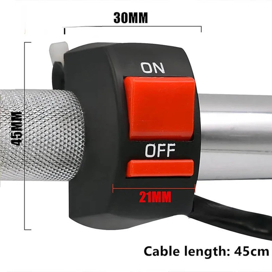 1 Pc Bike Extra Switch On-Off Button