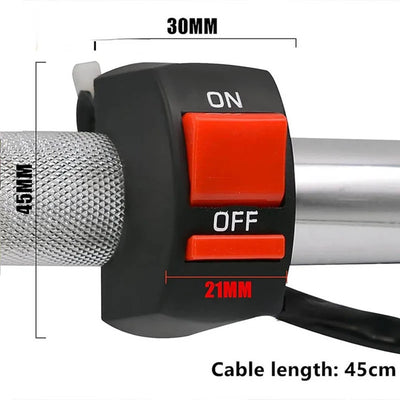 1 Pc Bike Extra Switch On-Off Button