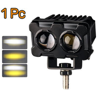 1 Pc Economy Series 2 SMD Metal Body Bar Fog Light For Universal Bikes & Cars