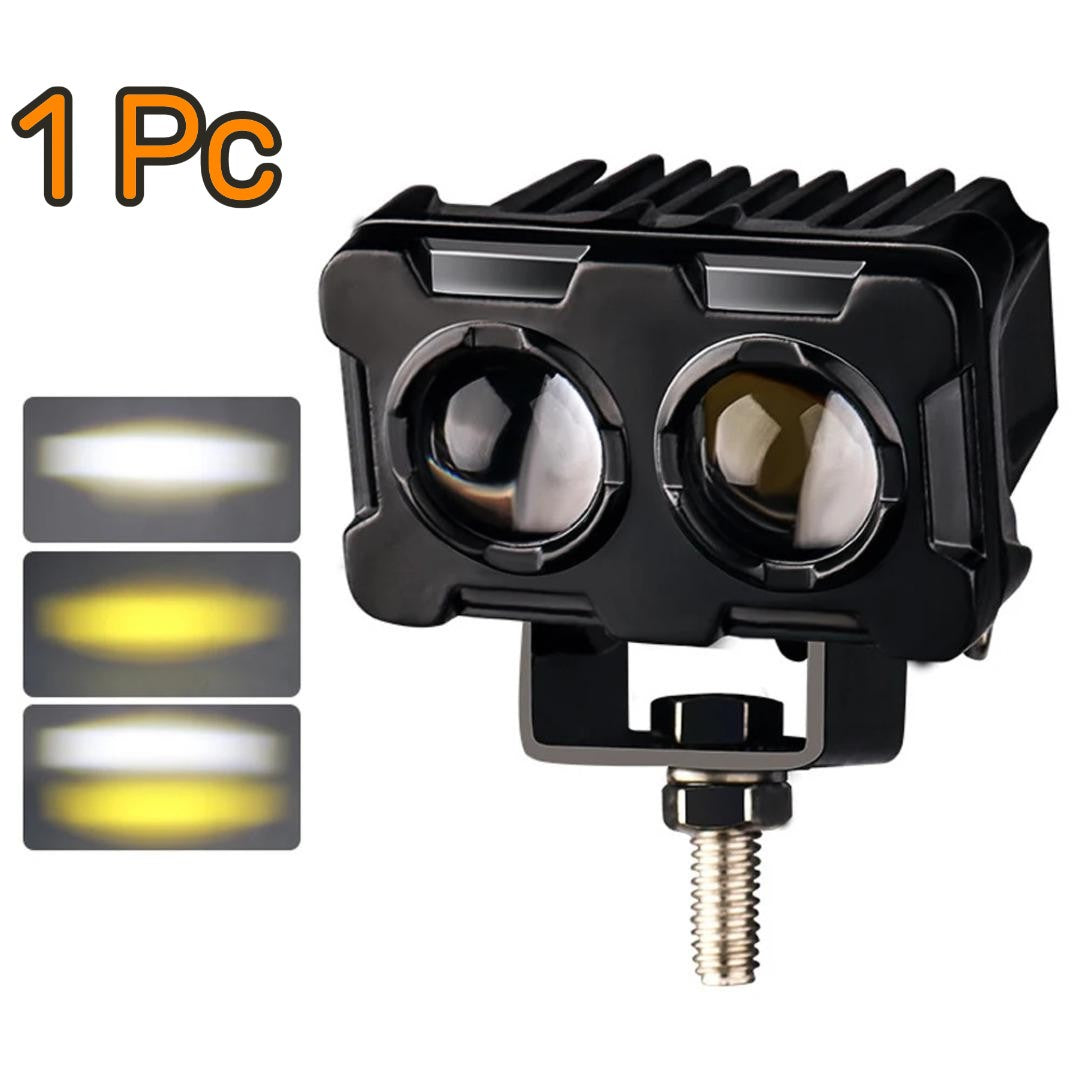 1 Pc Economy Series 2 SMD Metal Body Bar Fog Light For Universal Bikes & Cars