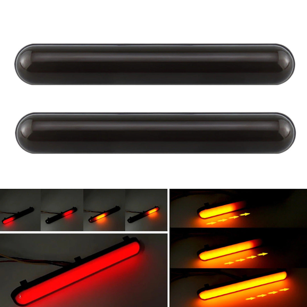 2 Pcs LED Tail Light DRL Running Light Rear Brake Lamp Turn Signal Lamp