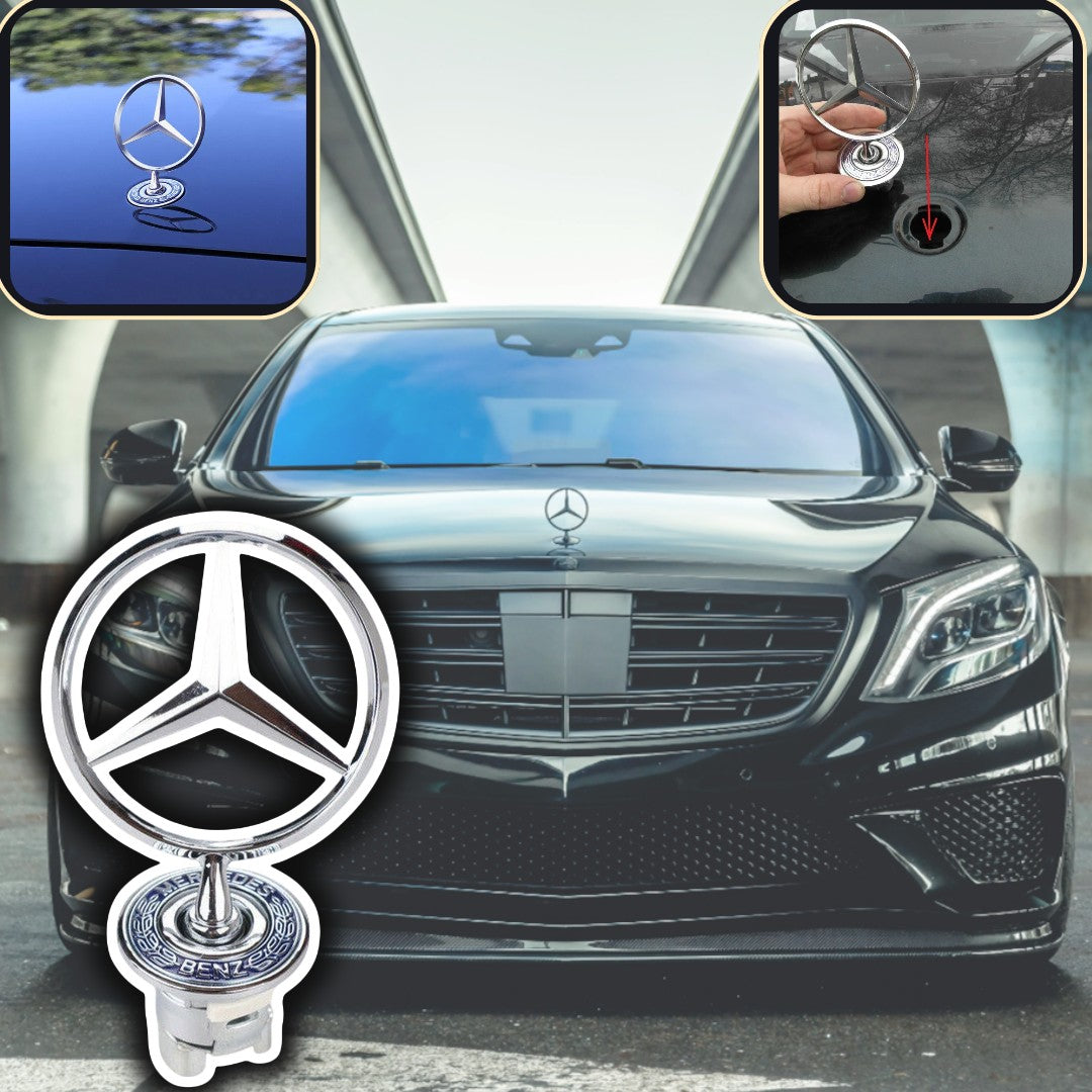1 Pc Mercedes-Benz Front Bonnet Emblem Logo in Premium Quality