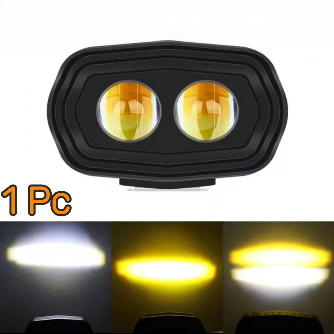 1 Pc Motodafish Economy Series 20 Watt 2 Lens Plastic Body Light Fish Eye Style