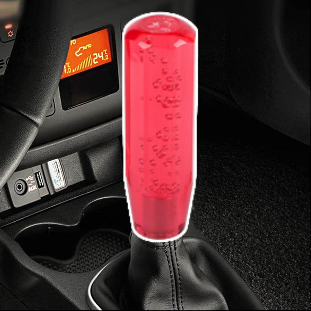 1 Pc Universal Crystal LED Light Red Shift Gear knob With Charger In Premium Quality