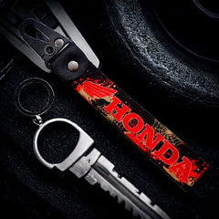 1 Pc Universal Honda Fabric Keychain With Elegant Look