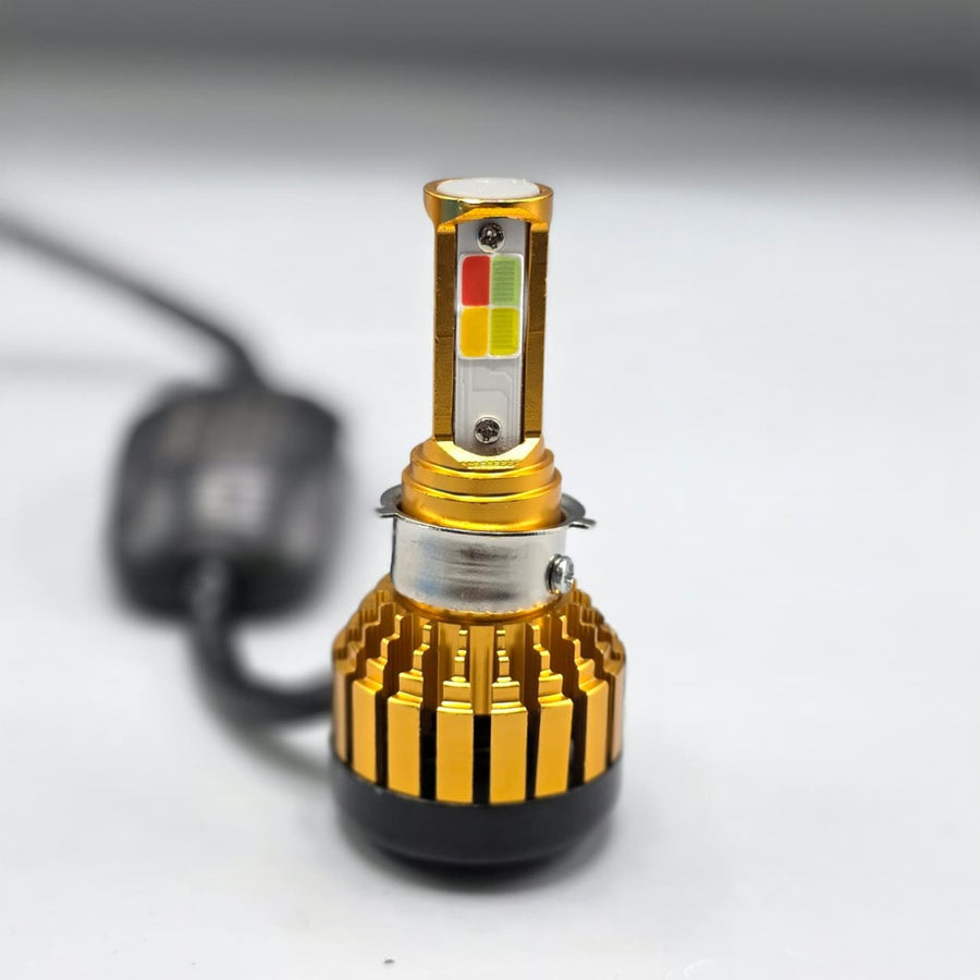 1 Pc Universal M4 Motorcycle - Bike Headlight LED 35W With 4 Color