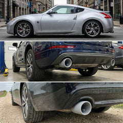 1 Pc Universal White Coated Car Exhaust Tip In Premium Quality (Small)