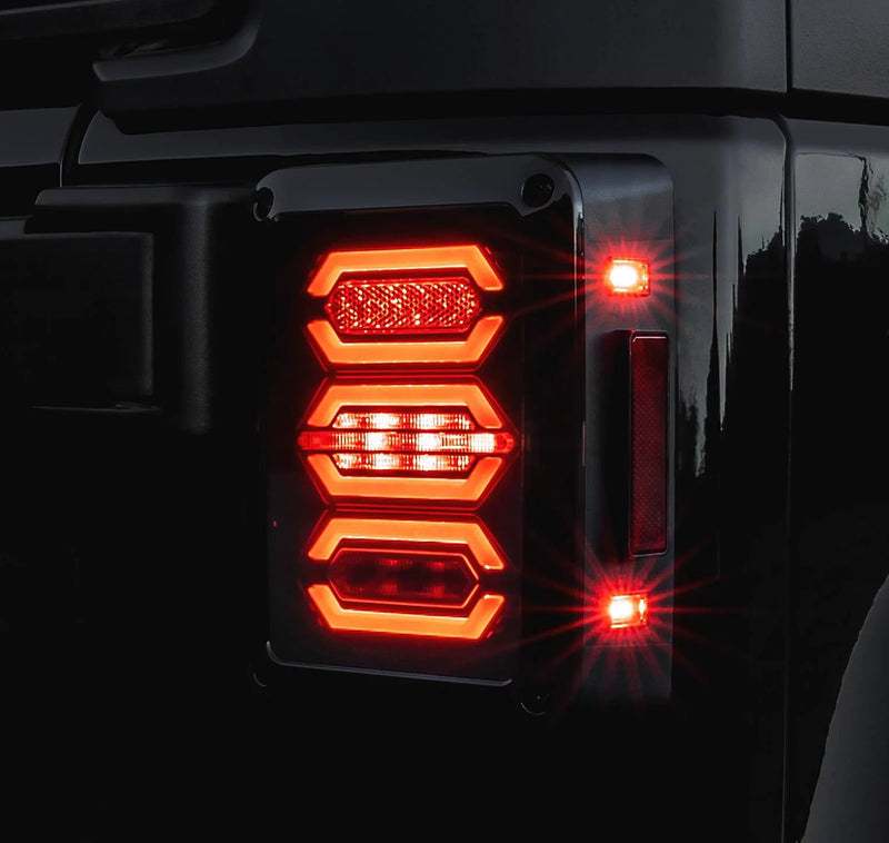 Universal Jeep Back Light Wrangler JK JKU Model Line Style