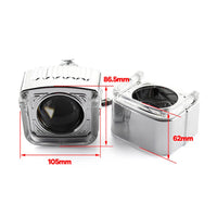 LIUHAWK Bi Xenon Projector White DRL Cut Style 55 Watt SMD Complete Set