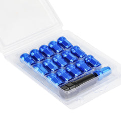 20 Pc Set Universal Spline 1.5 Lug Nut For Cars In Premium Quality (Blue)