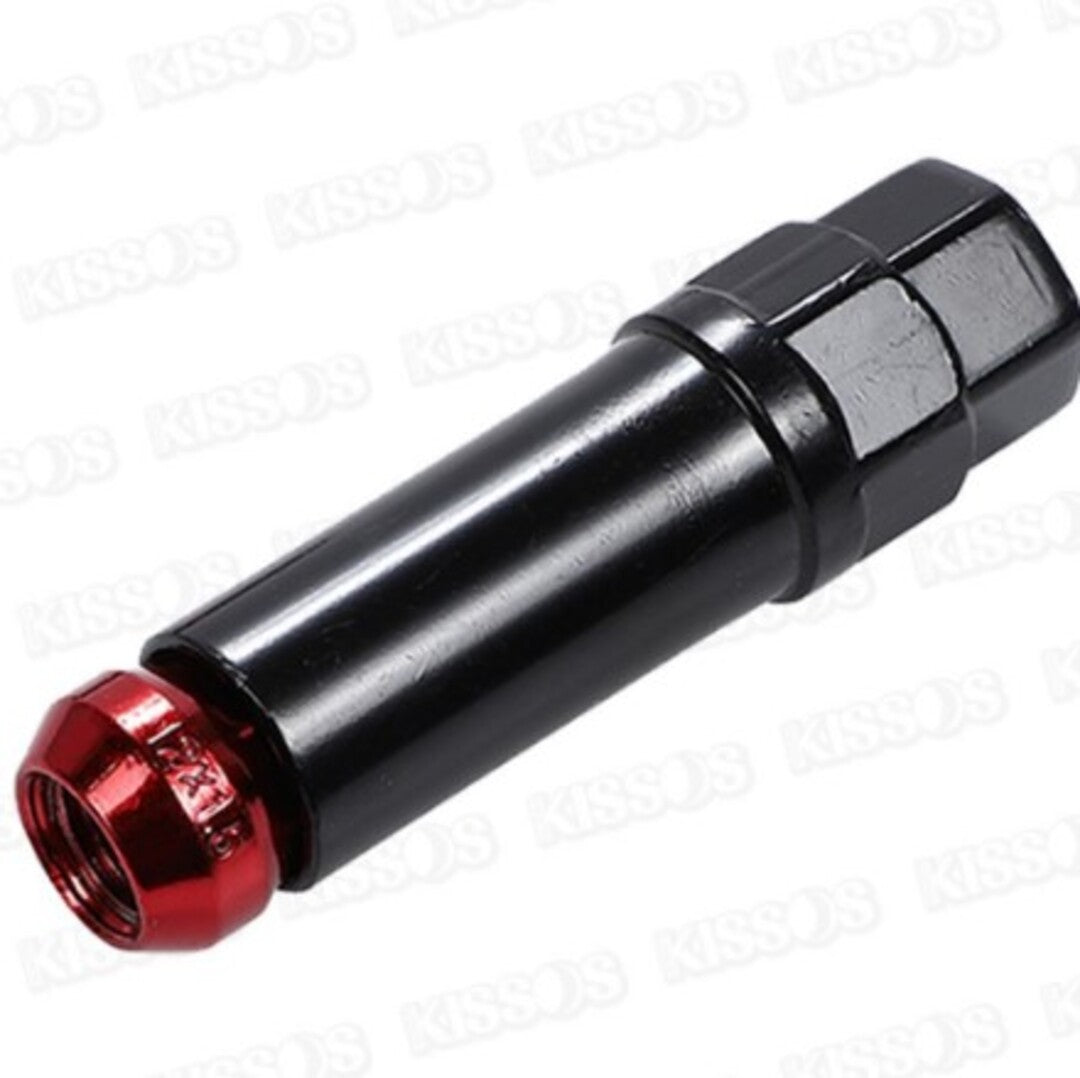 20 Pc Set Universal Spline 1.5 Lug Nut For Cars In Premium Quality (Red)