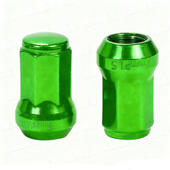 20 Pc Set Universal Spline 1.5 Lug Nut For Cars In Premium Quality (Green)