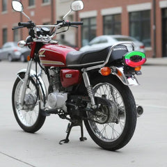 1 Pc Motorcycle RGB App Controlled Back Light in Audi Style With Flasher And Indicator For CG 125