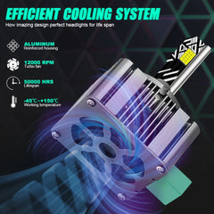 2 Pc Set GMKA D Series D3S LED Headlight Bulb 85W Replace HID Xenon White Conversion Kit