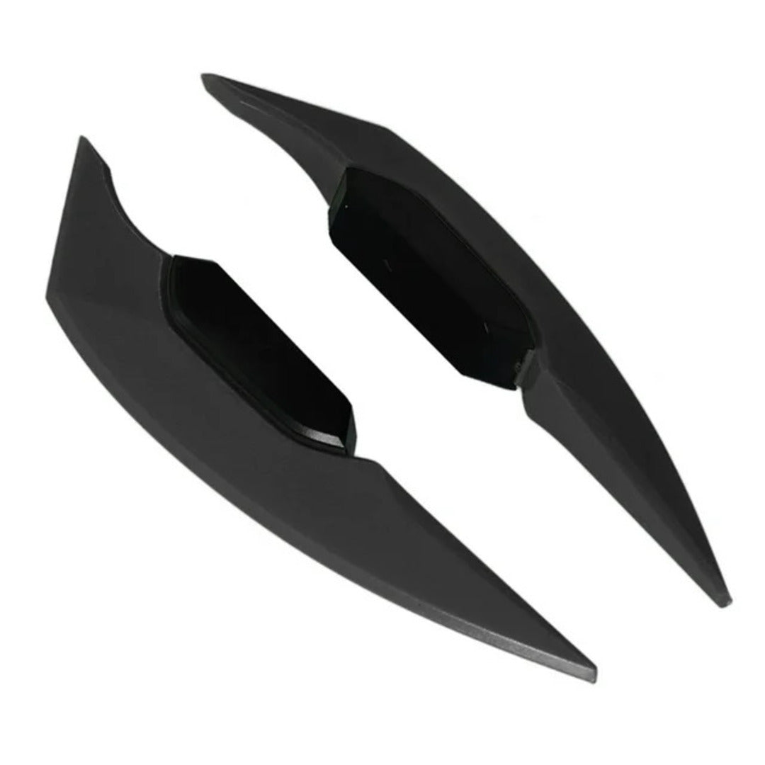 2 Pc Set Universal Motorcycle Winglet Aerodynamic Spoiler Wing with Adhesive Motorbike Decoration Equipment
