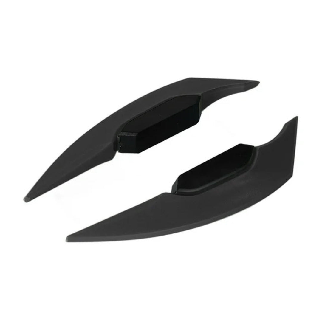 2 Pc Set Universal Motorcycle Winglet Aerodynamic Spoiler Wing with Adhesive Motorbike Decoration Equipment