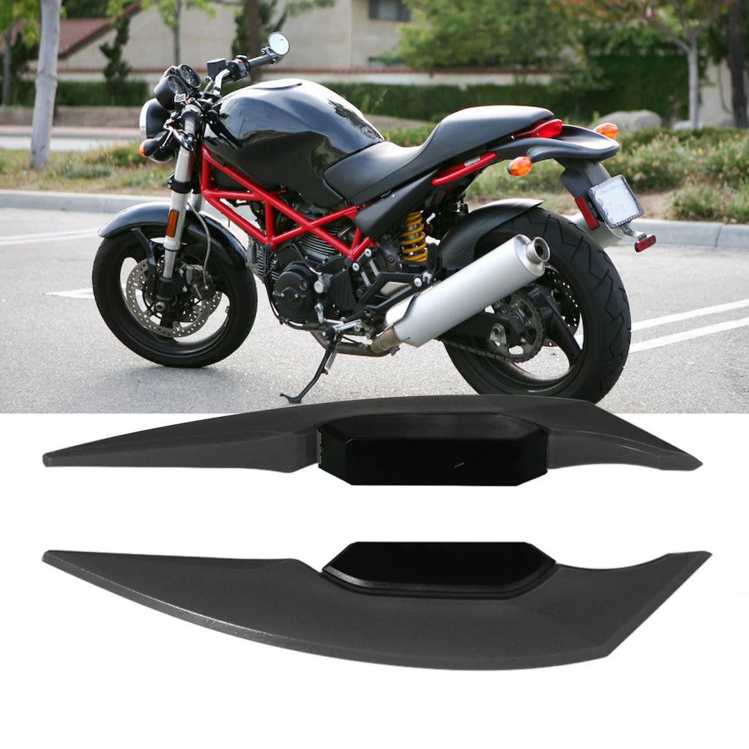 2 Pc Set Universal Motorcycle Winglet Aerodynamic Spoiler Wing with Adhesive Motorbike Decoration Equipment