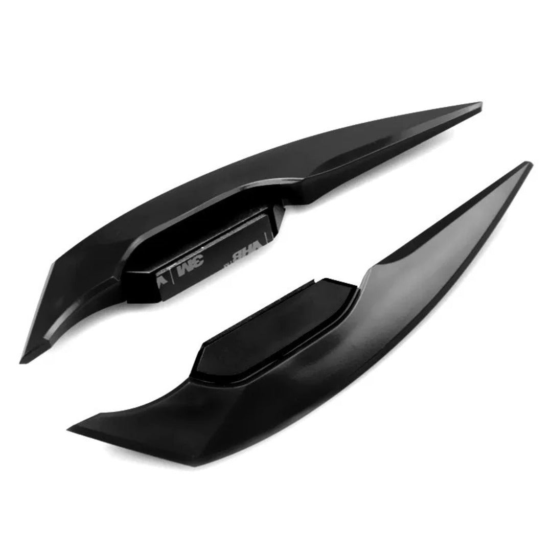 2 Pc Set Universal Motorcycle Winglet Aerodynamic Spoiler Wing with Adhesive Motorbike Decoration Equipment