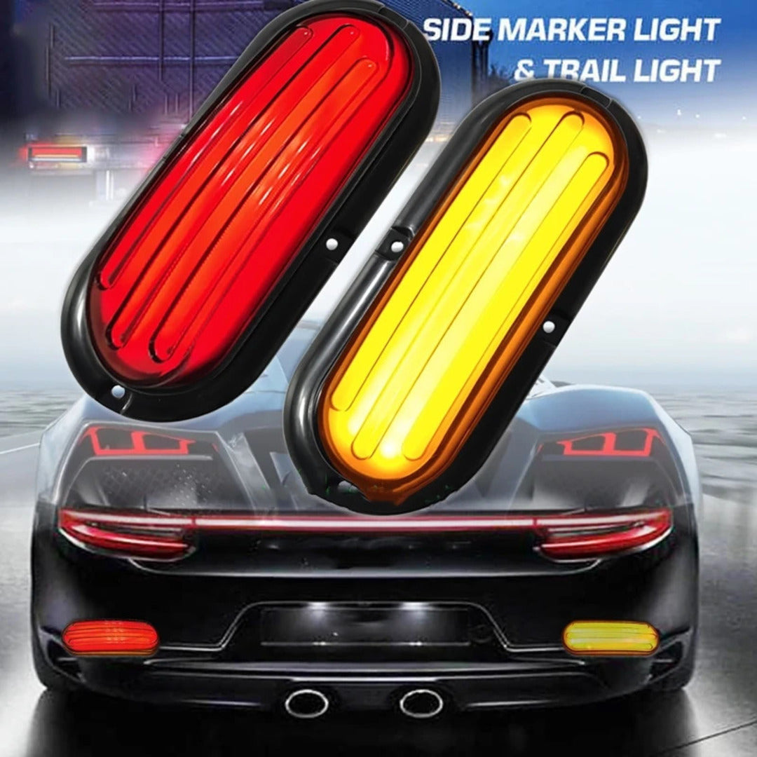 Left Rear Signal Lamp 2 Pcs LED Tail Light DRL Running Light Rear Brake Lamp Turn Signal Lam ...