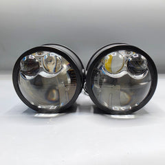 2 Pcs Ser Universal GMKA Led Laser Projector Lens in Dual Color With High Low Function