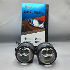 2 Pcs Ser Universal GMKA Led Laser Projector Lens in Dual Color With High Low Function