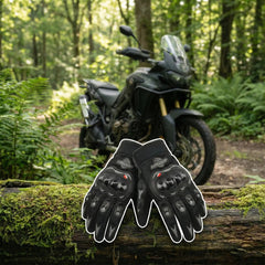 Summer Gloves  BSDDP Motorbike Gloves Touch Screen Function Full Finger Gloves (Black)