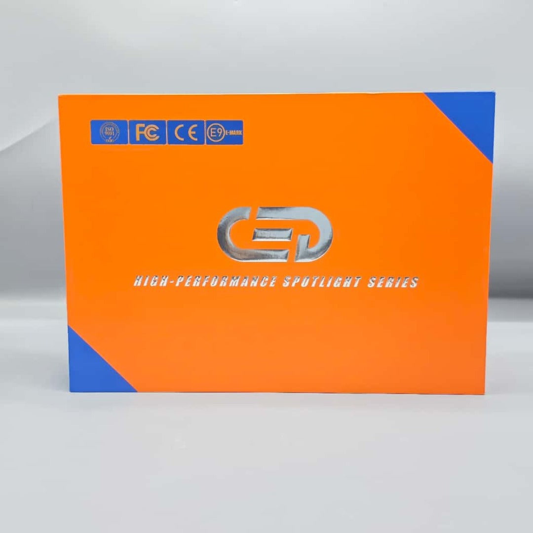 2 Pcs Set MOTO LED Premium Series 4 Lens Led Light With DRL And On/Off Relay Wiring For Motorcycle And Cars