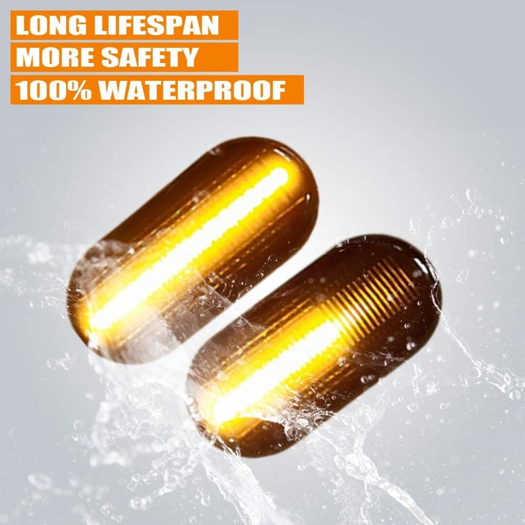 2 Pcs Set Wagon R Audi Style Side Fender Indicator in Smoke Color