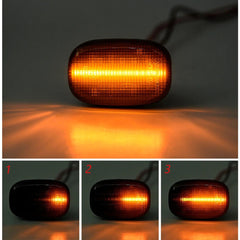 2 Pcs Set Cultus New Audi Style Side Fender Indicator in Smoke Color