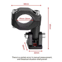 2 Pcs Set Universal Bike LED Clamps Mounting Bracket Lights Extension Mount For Bike