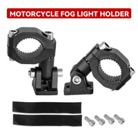 2 Pcs Set Universal Bike LED Clamps Mounting Bracket Lights Extension Mount For Bike