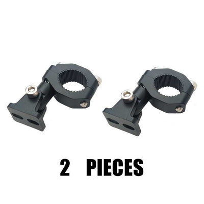 2 Pcs Set Universal Bike LED Clamps Mounting Bracket Lights Extension Mount For Bike