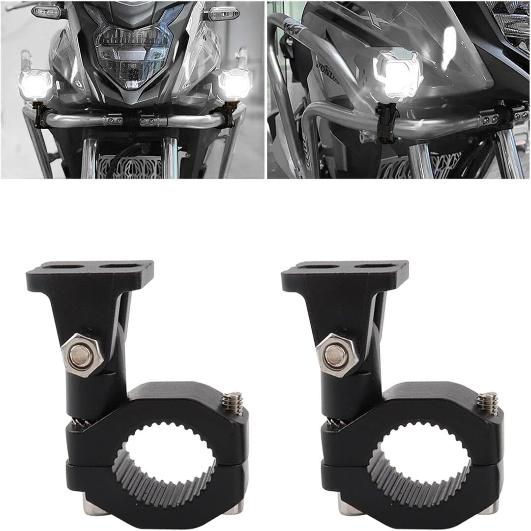 2 Pcs Set Universal Bike LED Clamps Mounting Bracket Lights Extension Mount For Bike