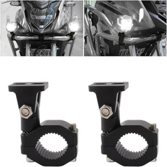 2 Pcs Set Universal Bike LED Clamps Mounting Bracket Lights Extension Mount For Bike