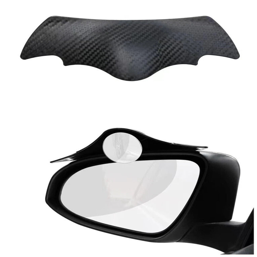 2 Pcs Set Universal Car 360 Adjustable Rear View Blind Spot Mirror Batman Style For Car