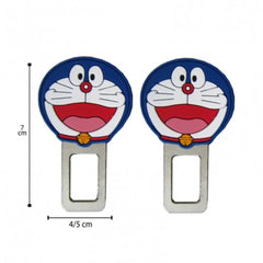 2 Pcs Set Universal Car Custom Seat Belt Warning Canceler Clips Doremon Style