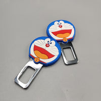 2 Pcs Set Universal Car Custom Seat Belt Warning Canceler Clips Doremon Style