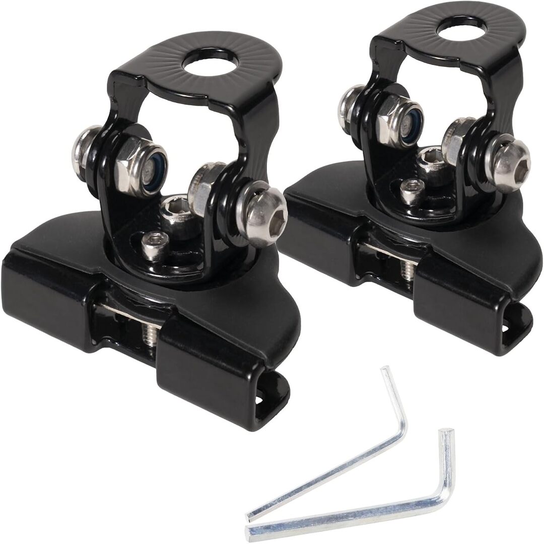 2 Pcs Set Universal Car Light Bar Bonnet Bracket Stainless Steel Mounting Bracket Holder Stand Adjustable