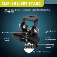 2 Pcs Set Universal Car Light Bar Bonnet Bracket Stainless Steel Mounting Bracket Holder Stand Adjustable