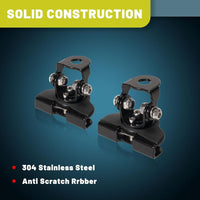 2 Pcs Set Universal Car Light Bar Bonnet Bracket Stainless Steel Mounting Bracket Holder Stand Adjustable