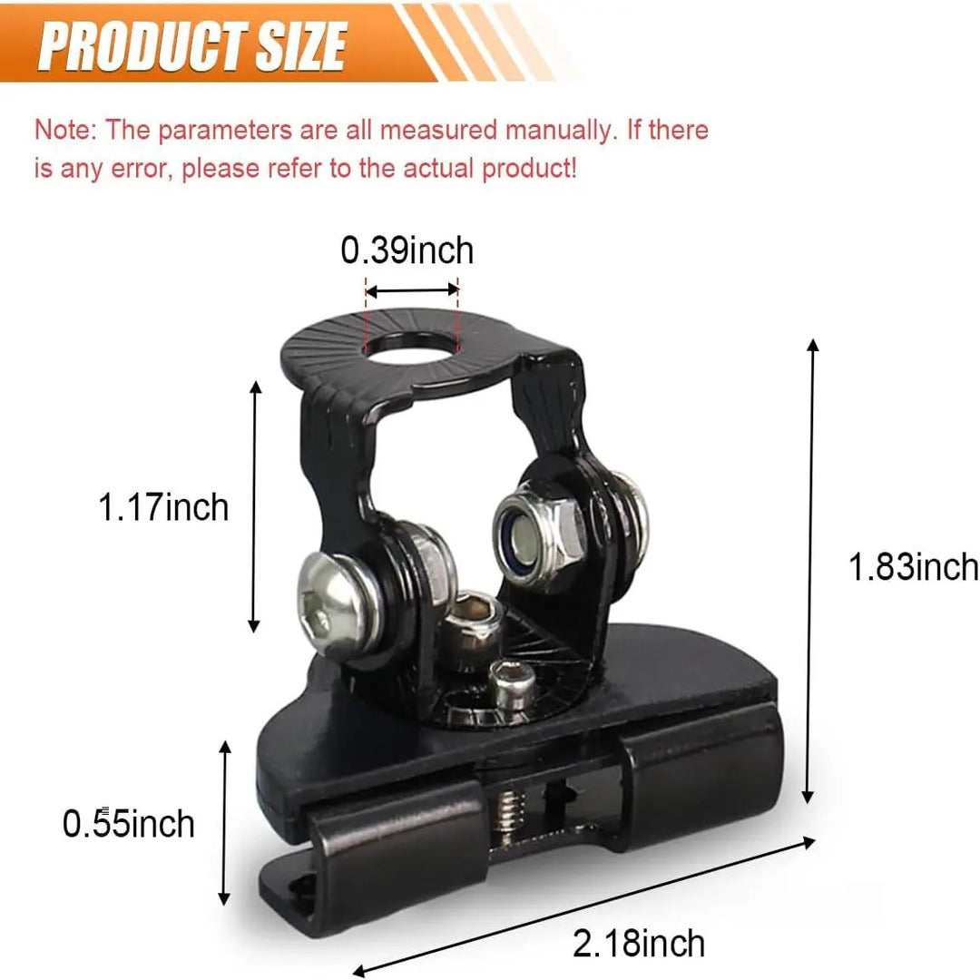 2 Pcs Set Universal Car Light Bar Bonnet Bracket Stainless Steel Mounting Bracket Holder Stand Adjustable