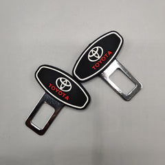 2 Pcs Set Universal Car Toyota Custom Seat Belt Warning Canceler Clips