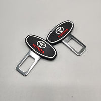2 Pcs Set Universal Car Toyota Custom Seat Belt Warning Canceler Clips