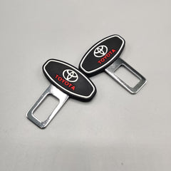 2 Pcs Set Universal Car Toyota Custom Seat Belt Warning Canceler Clips