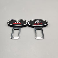 2 Pcs Set Universal Car Toyota Custom Seat Belt Warning Canceler Clips