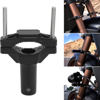 2 Pcs Set Universal HJG Bike LED Clamps Shocks Mounting Bracket Lights Extension Mount