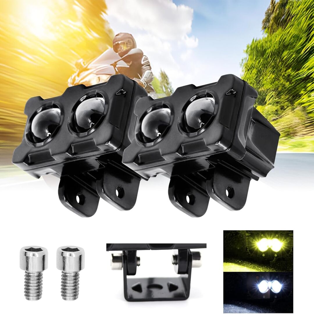 2 SMD Metal Body Bar Fog Light For Universal Bikes & Cars 1 Pcs